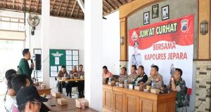 Petinggi Desa Sowan Lor Beri Apresiasi Program Polres Jepara, Berupa Jumat Curhat