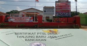 Pantastis, Biaya Sertifikat PTSL Desa Tanjung Baru Mencapai 800 sampai 1,2 Juta