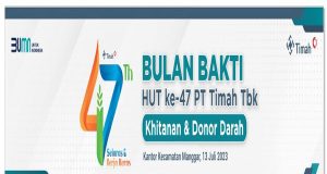 Bulan Bakti PT Timah Tbk Bakal Digelar Di Belitung Timur, Ini Rangkaian Kegiatannya
