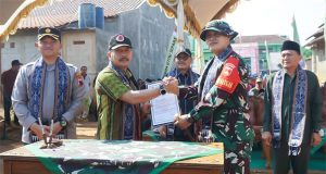 Penandatanganan Naskah Proyek, Dimulainya Program TMMD Sengkuyung II Kodim 0719/Jepara di Desa Damarwulan