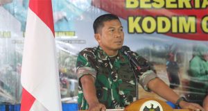 Dandim 0422/LB Sambut Kunker Danrem 043/Gatam