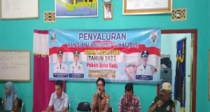 Pemerintah Pekon Batu Raja Bagikan Dana Bantuan BLT DD Extrim Tahap II Tahun 2023