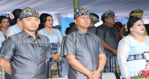 Kapolres Jembrana Ikut Meriahkan Dalam Pawai Seni Budaya Peringatan HUT Kota Negara dan Kemerdekaan RI di Kabupaten Jembrana