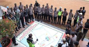 Ratusan Personel Gabungan Amankan Laga Persahabatan Persijap Jepara Vs Bekasi FC, dan Ini Yang Disampaikan Kapolres