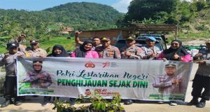 IPTU Rommy Hendra. K, SH , MM; Polri Lestarikan Negri Penghijauan Sejak Dini