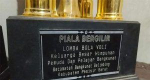 Dalam Memeriahkan Hari Kemerdekaan RI Ke 78 Tim Pekon Sumberejo Juara 1 Open Turnamen Volly Ball Putra