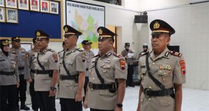 Jabatan Kabag Ops, Kabag Log dan Kasatlantas Polres Magelang Kota Diserahterimakan