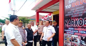 Tim Supervisi Dirnarkoba Polda Sumut Cek Posko Satgas Relawan Anti Narkoba Desa Pertumbukan