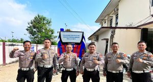 Satuan Lalulintas Polres Pesisir Barat Menerima Kunjungan Direktorat Lalulintas Polda Lampung