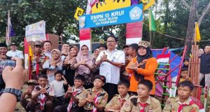 Dalam Rangka Memperingati HUT Pramuka Bupati Tinjau Langsung Pelaksanaan Perkemahan