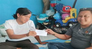 PPKS Memberikan Santunan Bagi Keluarga Para Anggota Yang Sedang Kena Musibah