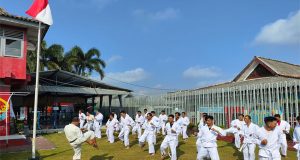 Rutan Prabumulih Kemenkumham Sumsel Gelar Launching sekaligus Latihan Perdana Bela Diri Kempo