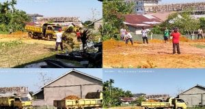 Ikatan Wartawan Online Indonesia Kalbar Bersinergi Bersama Warga Masyarakat Melakukan Kegiatan Gotong Royong di Pemakaman Muslim Baitul Huda