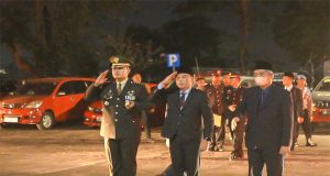 Forkopimda Bersama Dandim 0719/Jepara, Hadiri Apel Kehormatan dan Renungan Suci Malam Hari Jelang Detik Detik Proklamasi Kemerdekaan RI Ke-78