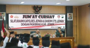Dandim 0719 dan Kapolres Jepara Beri Apresiasi dan Motivasi 31 Peserta Paskibraka