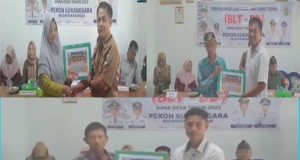 Peratin Pekon Rata Agung Pimpin Penyaluran Dana BLT dd Tahap II ini