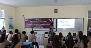 Sambut Hari Jadi Ke-75, Polwan Polres Beltim Goes To School Di SMA Negeri 1 Manggar