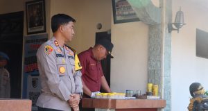 Kapolres Jembrana Mengawasi Pelaksanaan Tes Urine Untuk Personel Polres dan Polsek Jembrana