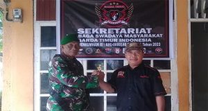 DPD LSM GTI Bitung Berkaloborasi Dengan Unsur TNI Babinsa Kodim 1310 Bitung, Demi Jaga Keamanan Kamtibmas