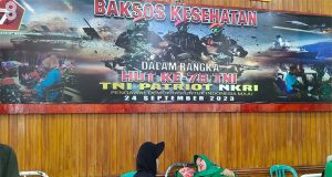 Kodim 0422/LB Sukseskan Kegiatan Bakti Kesehatan TNI Dalam Rangka HUT TNI Ke 78