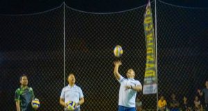 Acara Turname Bola Voli Dandim Cup Memerinyahkan HUT TNI Yang Ke 78 2023 Telah Di Buka