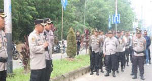 Apel Pengamanan Pembukaan BKSN, Kapolres: Laksanakan Tugas dengan IKhlas