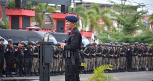 Brimob Kalbar Laksanakan Apel Kesiapsiagaan, Siap Hadapi Perkembangan Kamtibmas