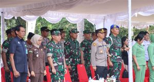 Kapolres Jembrana Hadiri Upacara Pembukaan TMMD Ke-118 Kodim 1617/Jembrana Tahun 2023