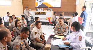 Kegiatan Audit Kinerja Itwasda Polda Bali Tahap II T.A. 2023 di Polres Jembrana