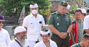 Kapolres Jembrana Menghadiri Kegiatan Pelaksanaan Ground Breaking (Pengeruakan) Pasar Negara Bahagia oleh Bupati Jembrana