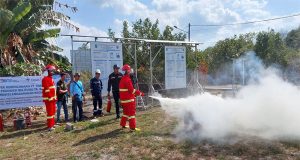 PT Timah Tbk Edukasi Penanggulangan Bencana Di Desa Badau, Warga Rasakan Banyak Manfaat