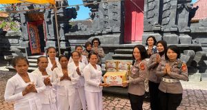 Polwan Polres Jembrana Sentuh Kemanusiaan Dengan Bakti Sosial dan Pengobatan Gratis