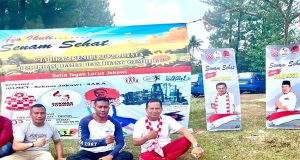 Senam Sehat Bersama Caleg Haji Rosit dan Gabungan Dari Beberapa Relawan