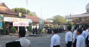 Peringatan Hari Kesaktian Pancasila di Lapangan Apel Polres Jembrana Berlangsung Meriah