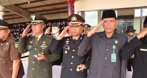Kapolres Jembrana Hadiri Upacara Peringatan Hari Kesaktian Pancasila 2023 di Stadion Pecangakan Jembrana