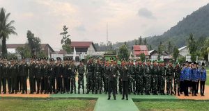 Danrem 121/Abw Pimpin Upacara Hari Kesaktian Pancasila di kodim 1202/Skw