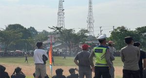 Polres Sekadau Amankan Laga Final dan Penutupan Turnamen Sepakbola Bupati Cup 2023