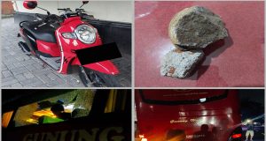 Aparat Kepolisian Respon Cepat Kasus Pelemparan Bus di Jalan Gilimanuk – Denpasar