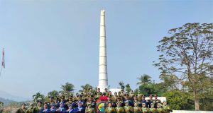 Dandim 1202/Singkawang Ziarah ke Taman Makam Pahlawan Bambu Runcing dalam rangka HUT Ke-78 TNI