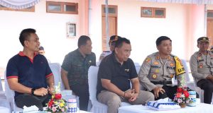 Kapolres Jembrana Pimpin Apel Kesiapan Simulasi Sispamkota Pengamanan Pemilu Mendatang di Kabupaten Jembrana