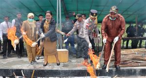 Pemusnahan Barang Bukti di Puncak Jaya Sebagai Komitmen Menjaga Ketertiban Jelang Pemilu 2024
