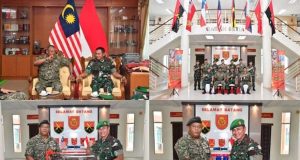 Tingkatkan Hubungan Bilateral, Pangdam Tanjungpura Kunjungi Divisyen Pertama Infantri Malaysia