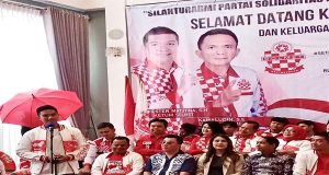 Ketua Umum Partai Solidaritas Indonesia PSI Kaesang Pangarep Hadiri Silaturahmi Bersama Organisasi Solidaritas Merah Putih SOLMET