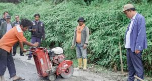 Bapak Bupati Humbahas Tinjau Pembangunan Jalan Doloksanggul-Parlilitan