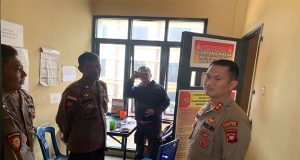 Kapolres Kapuas Hulu Kontrol Penjagaan dan ruang tahanan antisipasi tahanan kabur dan sakit