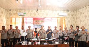 Polres Pesisir Barat Menggelar Latpraops Mantap Brata Krakatau 2023