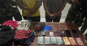 Satgas Yonarmed 16/TK Amankan Dua Pemuda Asal Malaysia Bawa 10 Gram Sabu