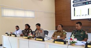 Kapolres Jembrana Menggelar Rapat Koordinasi Untuk Menjamin Kesuksesan Pemilu Tahun 2024 di Kabupaten Jembrana