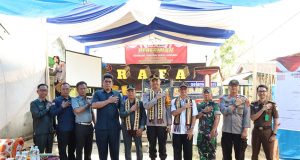 Kapolres Pesisir Barat meresmikan Kampung Tangguh Bebas Narkoba Untuk Pertama Kalinya Di Kabupaten Pesisir Barat