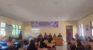 Babinsa 1202-01/Bky Melaksanakan Kegiatan Sosialisasi Publik Speaking Dan Bijak Mengunakan Sosial Media